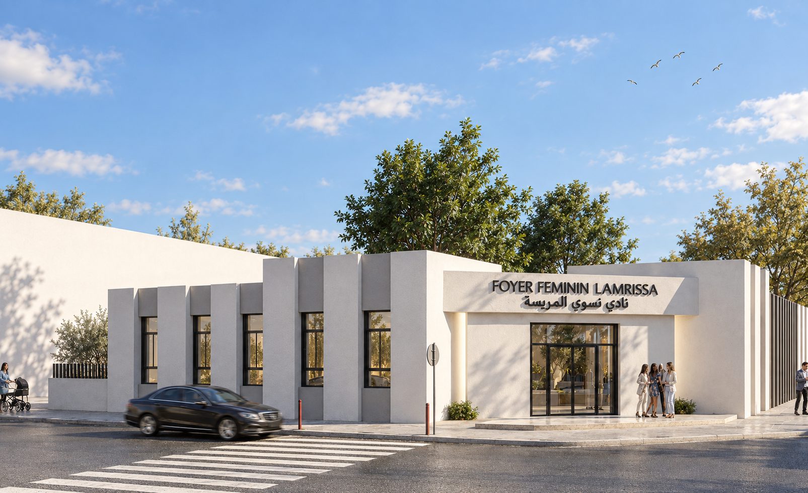 Foyer Féminin — Culturel, Salé — Lamrissa — architecte ATELIERS 157