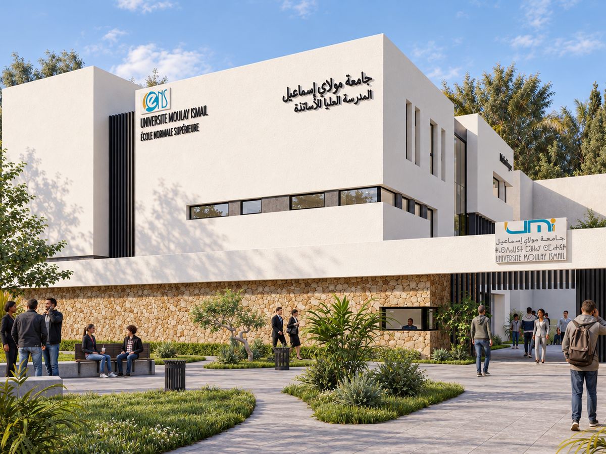 Médiathèque de l'ENS — Culturel, Meknès — architecte ATELIERS 157