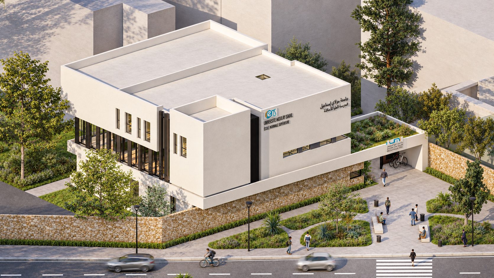Médiathèque de l'ENS — Culturel, Meknès — architecte ATELIERS 157 — vue 2