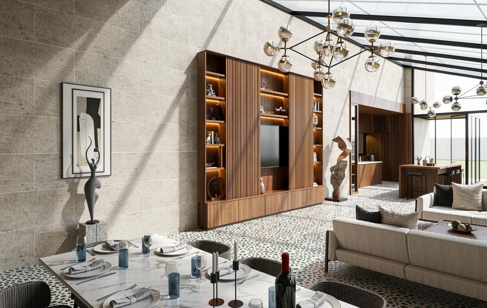 Villa Pergola — Extension résidentielle, Rabat — Souissi — architecte ATELIERS 157 — vue 3
